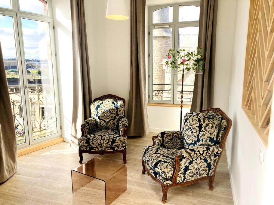 La Belle Consigne - Appartements Dinan Centre Gare Bagian luar foto